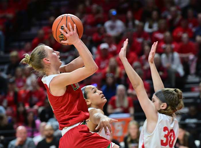 Lincoln Chatham Glenwood Illinois 3A girls basketball championship March 2 2024 Tim Vizer 26342